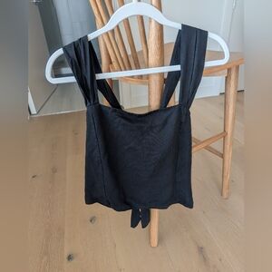 VETTA Capsule - Black Bow Sleeveless Blouse